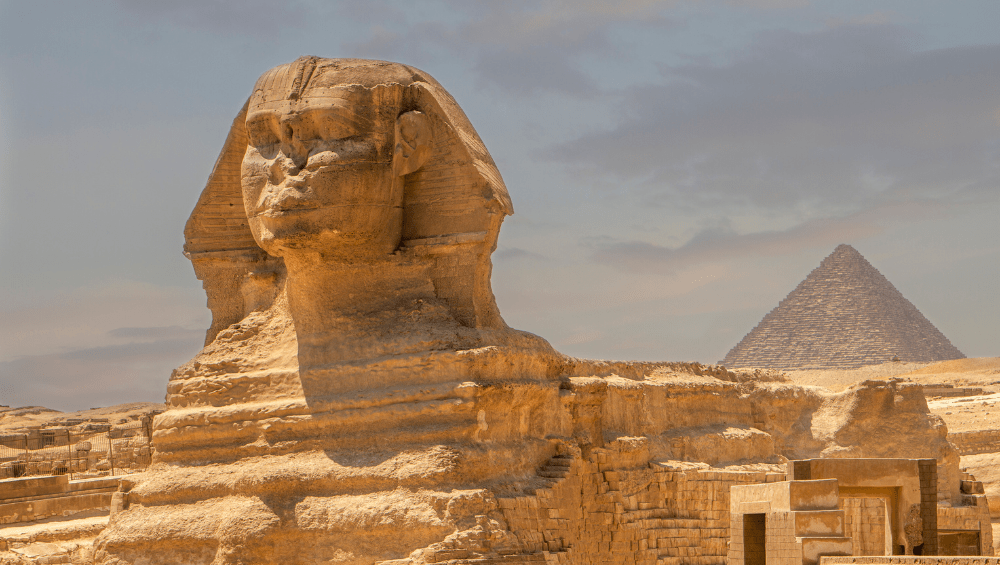 Sphinx & Great Pyramid, Egypt