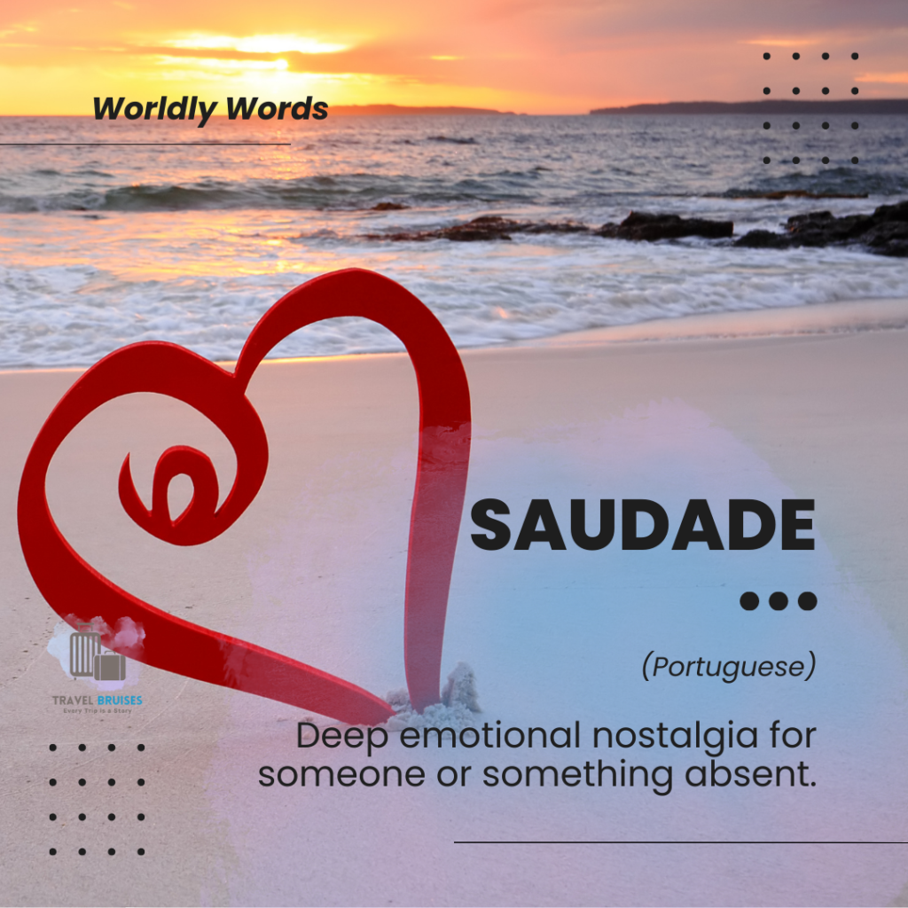 Saudade Travel Words