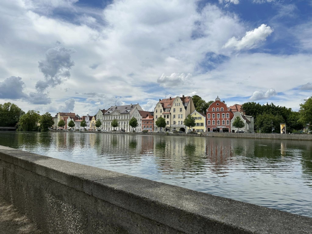 Isar River Landshut Germany